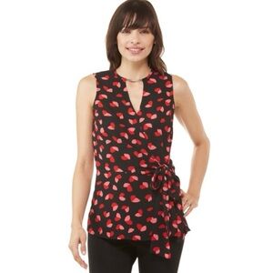 MICHAEL Michael Kors Petal Passion Crossover Top